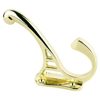 Berenson Prelude Hook 4″ Long Polished Brass 8010-03-P