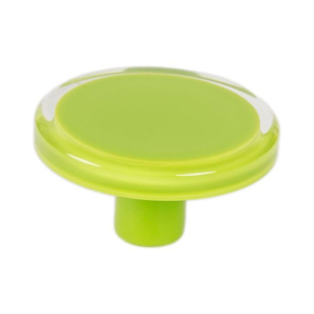 R. Christensen Next Lime Transparent 2 inch knob