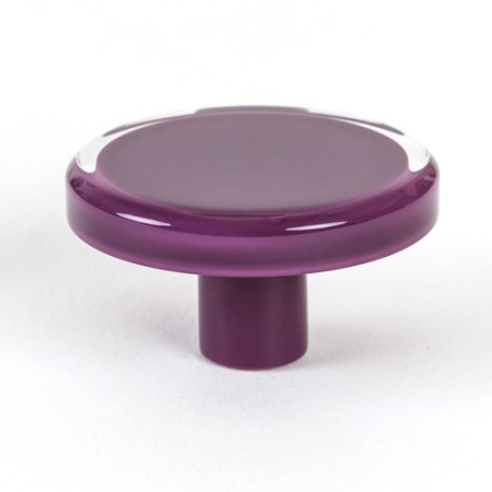 R. Christensen Next Violet Transparent 2 inch knob